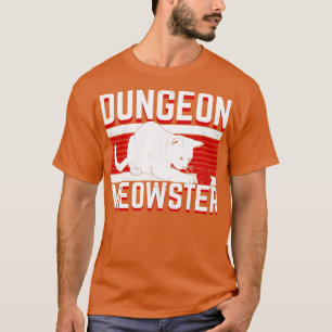 Dungeon Meowstar D20 Cat RPG Tabletop Gamer Gift  T-Shirt