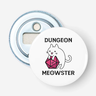 Dungeon Meowster Cat Funny Bottle Opener