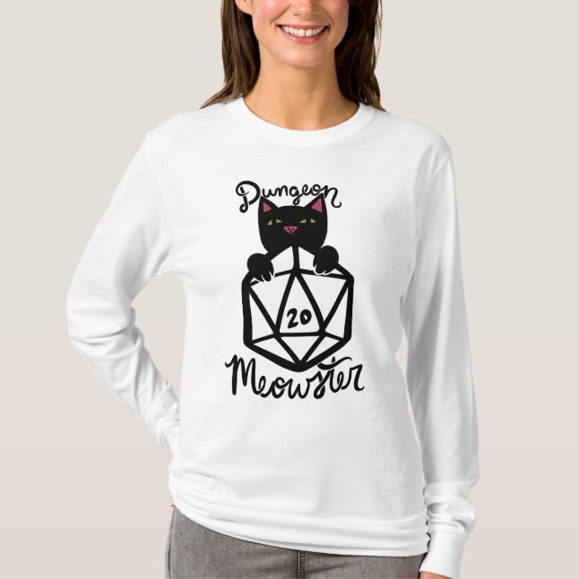 Dungeon Meowster T-Shirt (Front)