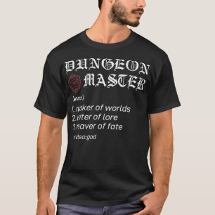 Dungeon RPG Master Dice Rolling Boss Dragon birthd T-Shirt