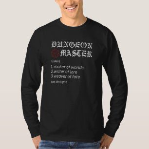 Dungeon Rpg Master Dice Rolling Boss Dragon T-Shirt