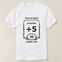 Dungeons and Dragons Charisma T Shirt