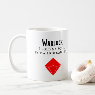 Dungeons and Dragons Funny Warlock Mug