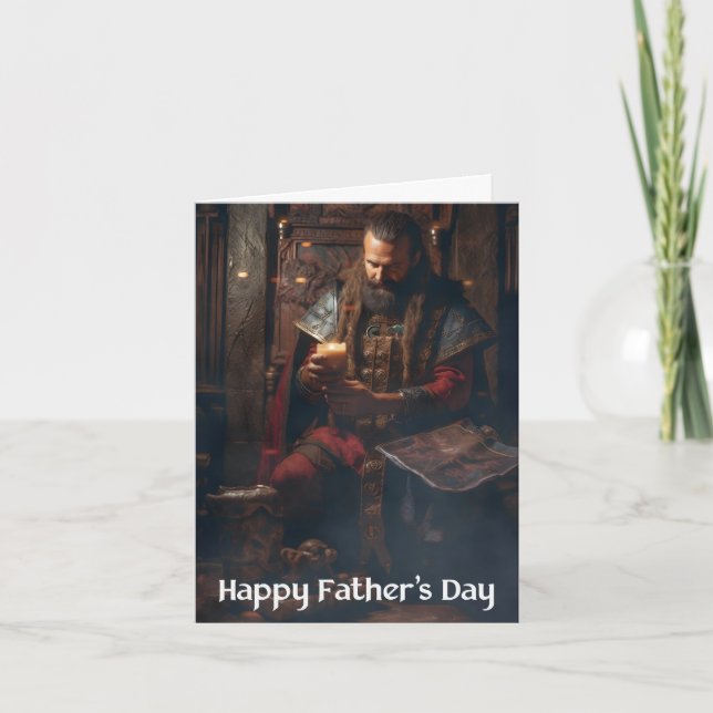 Dungeons and Dragons themed Father's Day Card (Front)