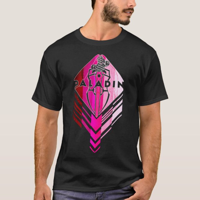 Dungeons D20 Dragons Paladin T-Shirt (Front)