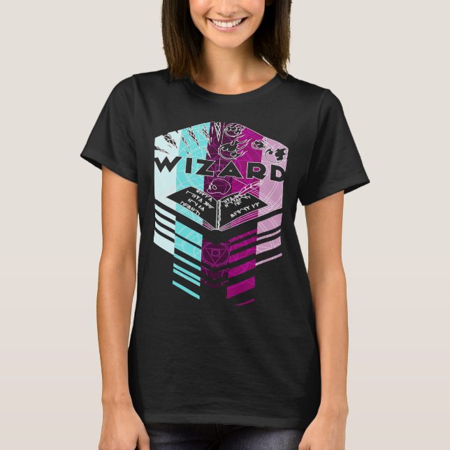 Dungeons d20 Dragons Wizard T-Shirt (Front)
