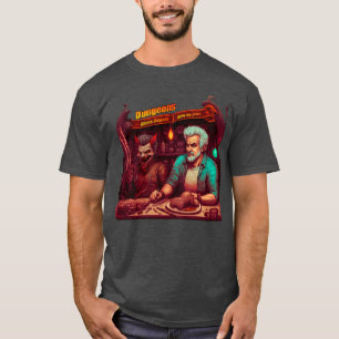 Dungeons Diners Dragons Drive Ins Dives fantasy T-Shirt