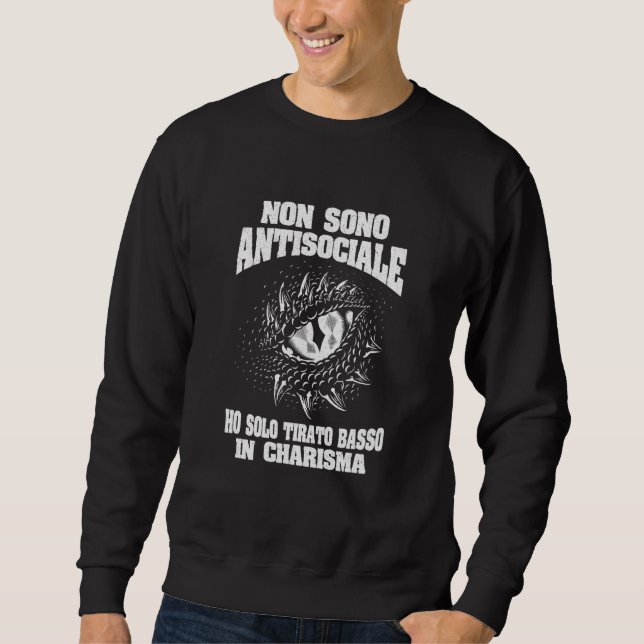 Dungeons Dm Dragons Desktop D20 Rpg Sweatshirt (Front)