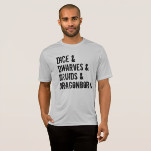 Dungeons Dragons Inspired Words List Men's T-Shirt