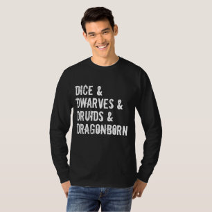 Dungeons Dragons Inspired Words List Men's T-Shirt