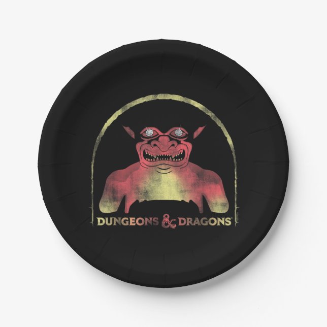 Dungeons & Dragons Old School Player's Handbook Paper Plate (Front)