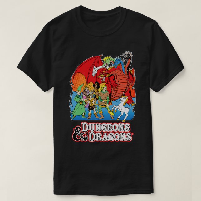 Dungeons Dragons toon T-Shirt (Design Front)