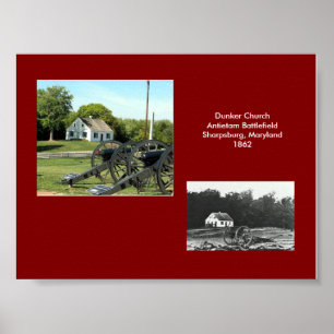 Dunker Church, Sharpsburg, Maryland--1862. Poster