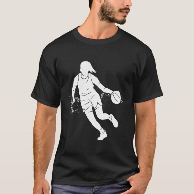 dunking basketball player team basketball player   T-Shirt (Front)
