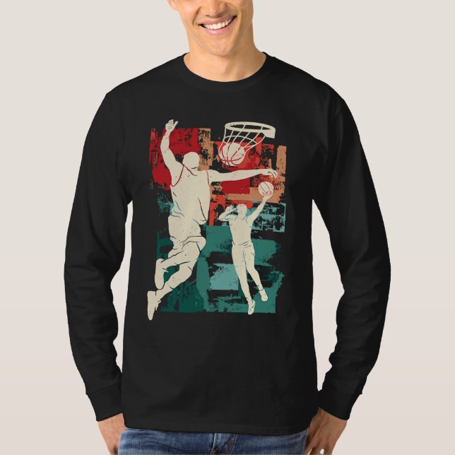 Dunking Basketball T-Shirt (Front)