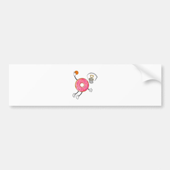 Dunking Doughnut Hole Food Champ Bumper Sticker (Front)