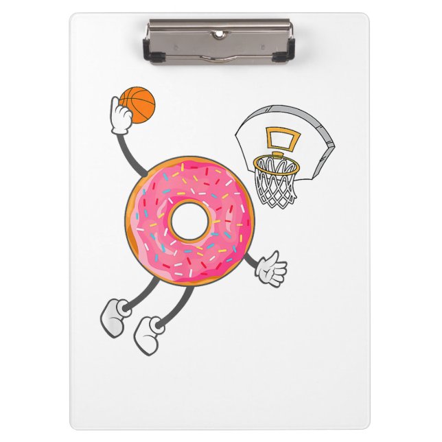 Dunking Doughnut Hole Food Champ Clipboard (Front)
