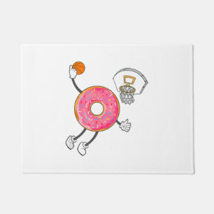 Dunking Doughnut Hole Food Champ Doormat