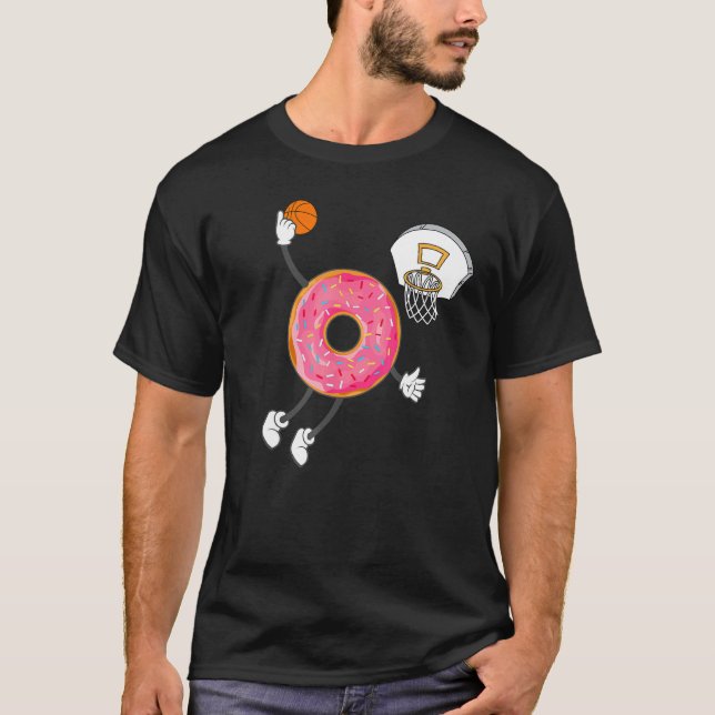 Dunking Doughnut Hole Food Champ T-Shirt (Front)