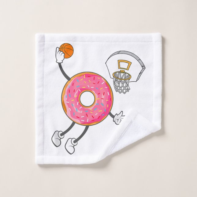 Dunking Doughnut Hole Food Champ Wash Cloth (Wash Cloth)