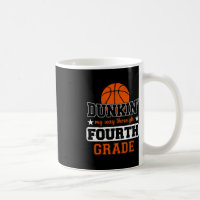 Dunking My Way Through 4th Grade Basketball Back T