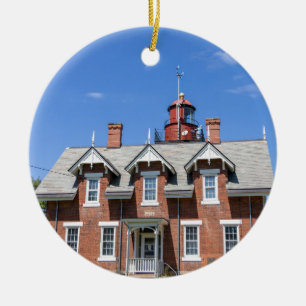 Dunkirk Lighthouse Ceramic Tree Decoration