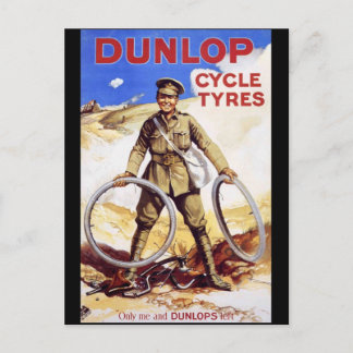 Dunlop Cycle Tyres Postcard