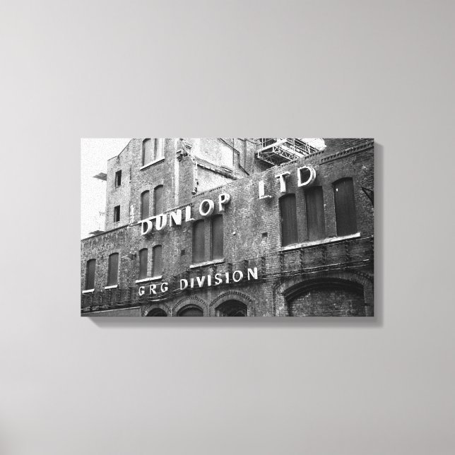Dunlop Factory Canvas Print (Front)
