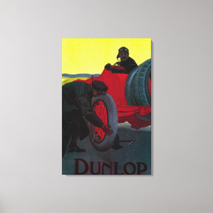 Dunlop Vintage PosterEurope Canvas Print