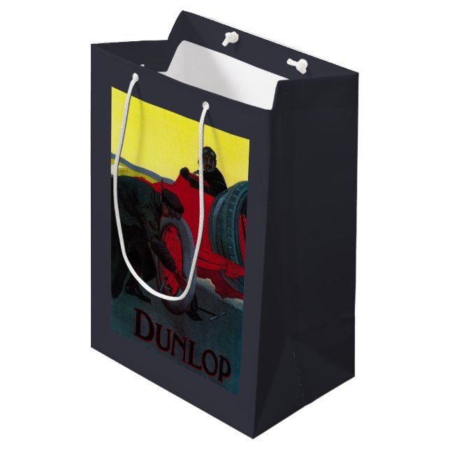 Dunlop Vintage PosterEurope Medium Gift Bag (Front Angled)