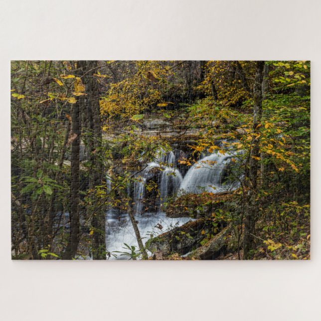 Dunloup Creek Falls | West Virginia Jigsaw Puzzle (Horizontal)
