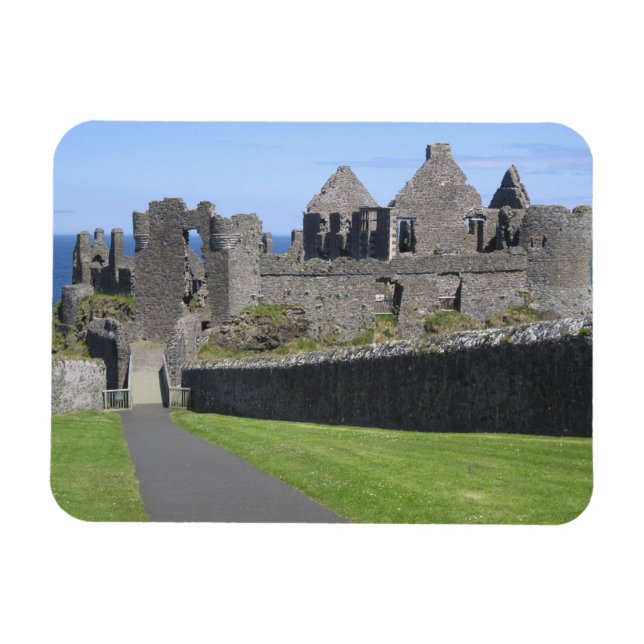 Dunluce Castle near Bushmills and Portrush, 2 Magnet (Horizontal)