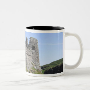 Dunluce Castle near Bushmills and Portrush, 3 Two-Tone Coffee Mug