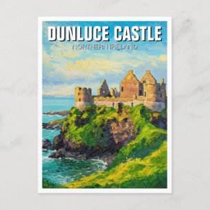 Dunluce Castle Northern Ireland Travel Postcard
