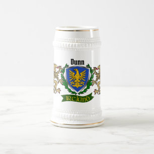 Dunn/O'Dunn Irish Shield Personalised Beer Stein