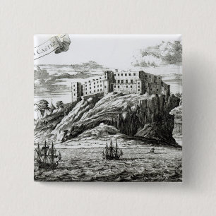 Dunnottar Castle 15 Cm Square Badge