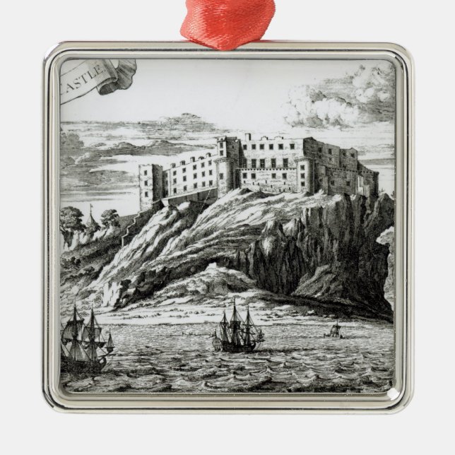 Dunnottar Castle Metal Tree Decoration (Front)