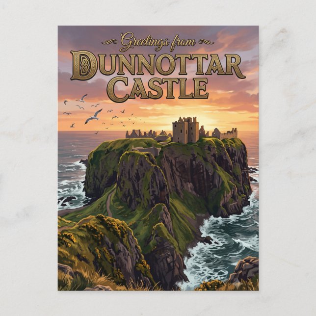 Dunnottar Castle United Kingdom Postcard (Front)