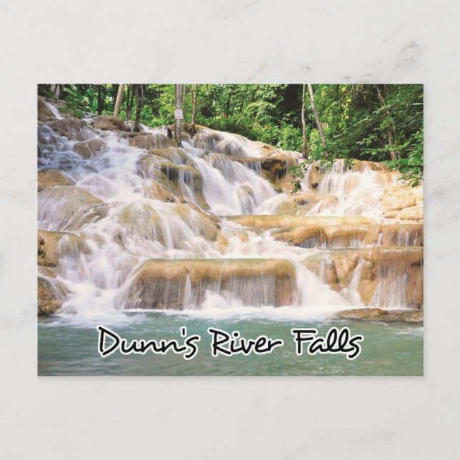 Dunn's River Falls Jamaica closeup Postcard (Front)