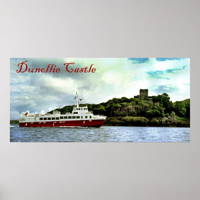 dunollie castle poster (Front)