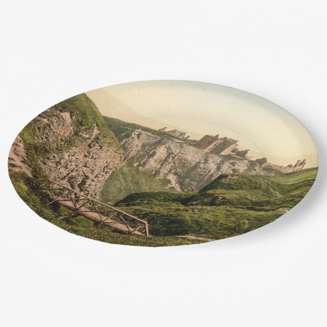 Dunottar Castle, Stonehaven, Scotland Paper Plate (Angled)