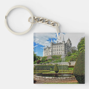 Dunrobin castle architecture photo key ring