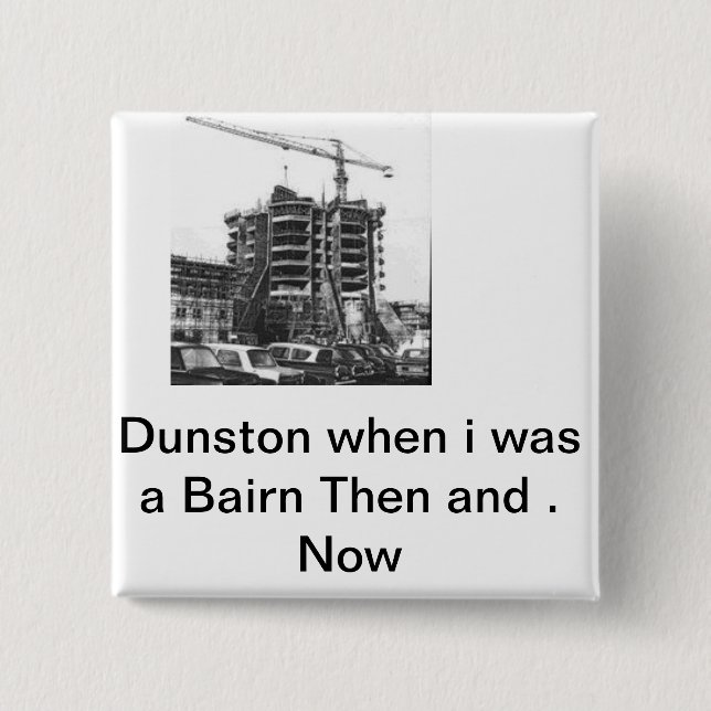 dunston 15 cm square badge (Front)