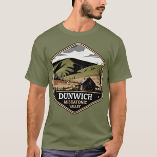 Dunwich Miskatonic Valley Vintage Travel Badge T-Shirt