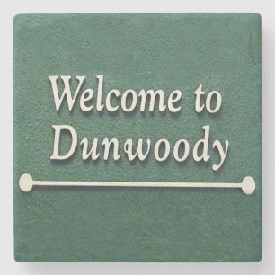 Dunwoody Welcome, Atlanta,Georgia, Marble Coasters