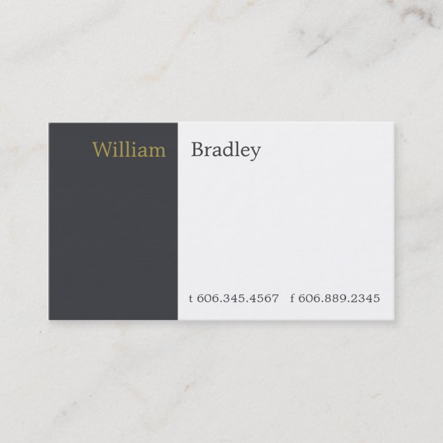 Duo 107 business card (Front)