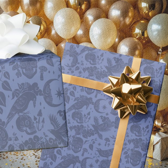 Duo-Tone  Halloween Pattern Wrapping Paper Roll (Creator Uploaded)