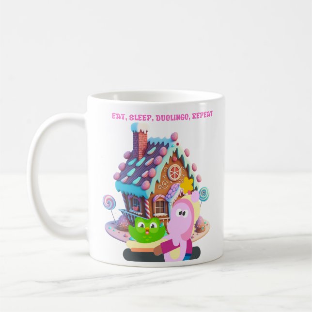 duolingo coffee mug (Left)