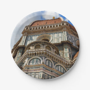 Duomo, in Florence, Tuscany, Italy Paper Plate