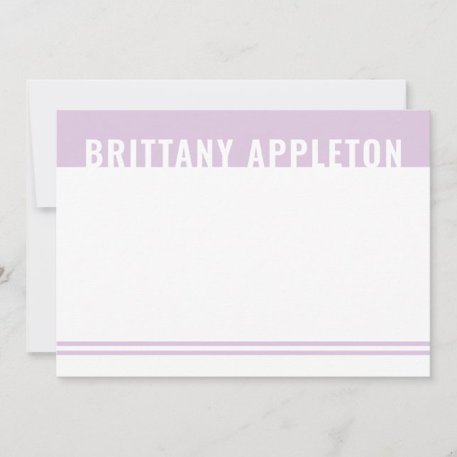 Duotone Custom Colours Personalised Stationery Holiday Card (Front)